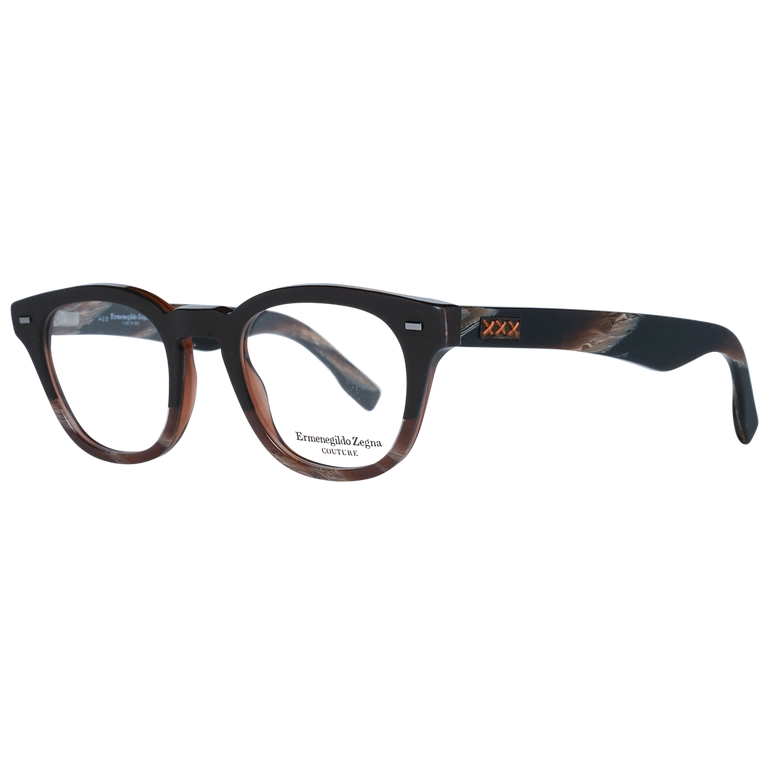 Okulary oprawki Męskie Zegna Couture ZC5011 48 050 Brązowe