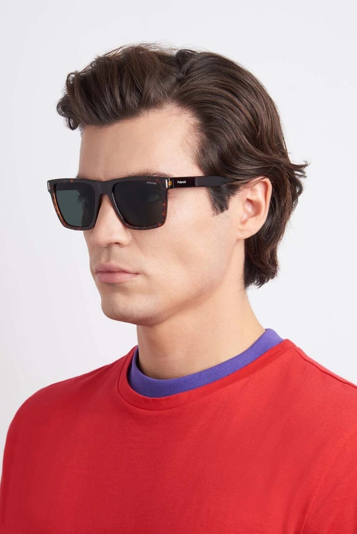 Okulary przeciwsłoneczne męskie Polaroid PLD 6176/S 408654UC Brązowe