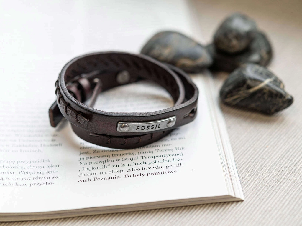 Bransoleta męska Fossil JF87354040