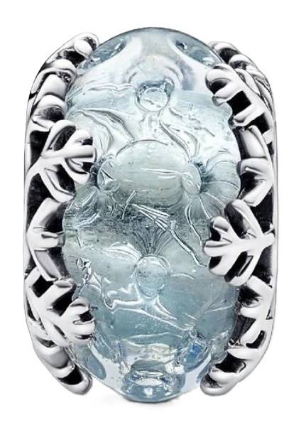Charms Pandora Murano Błękitny płatek śniegu 792377C00