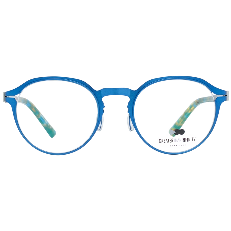 Okulary oprawki Męskie Greater Than Infinity GT049 V02 49 Niebieskie
