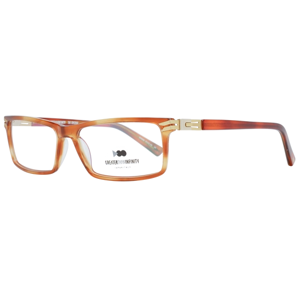 Okulary oprawki Męskie Greater Than Infinity GT033 V03 57 Brązowe