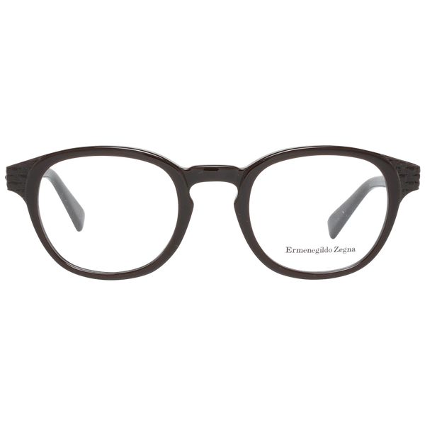 Okulary oprawki męskie Ermenegildo Zegna EZ5108 050 48 Brązowe