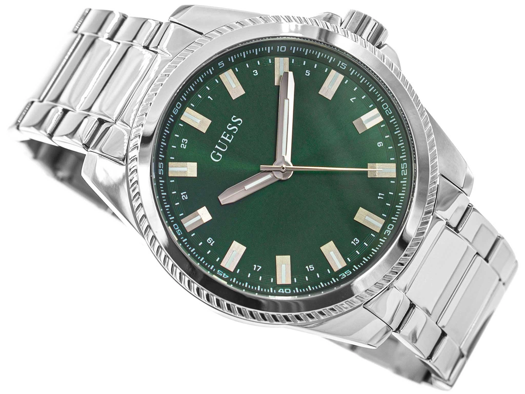 Zegarek męski GUESS GW0810G2 Siilver Tone