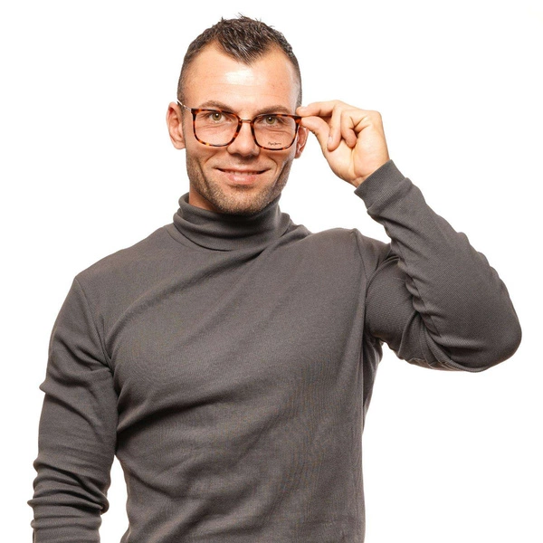 Okulary oprawki Męskie Pepe Jeans PJ3413 C2 56 Brązowe