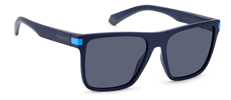 Okulary przeciwsłoneczne Unisex Polaroid PLD 2128/S FLL55C3 Niebieskie