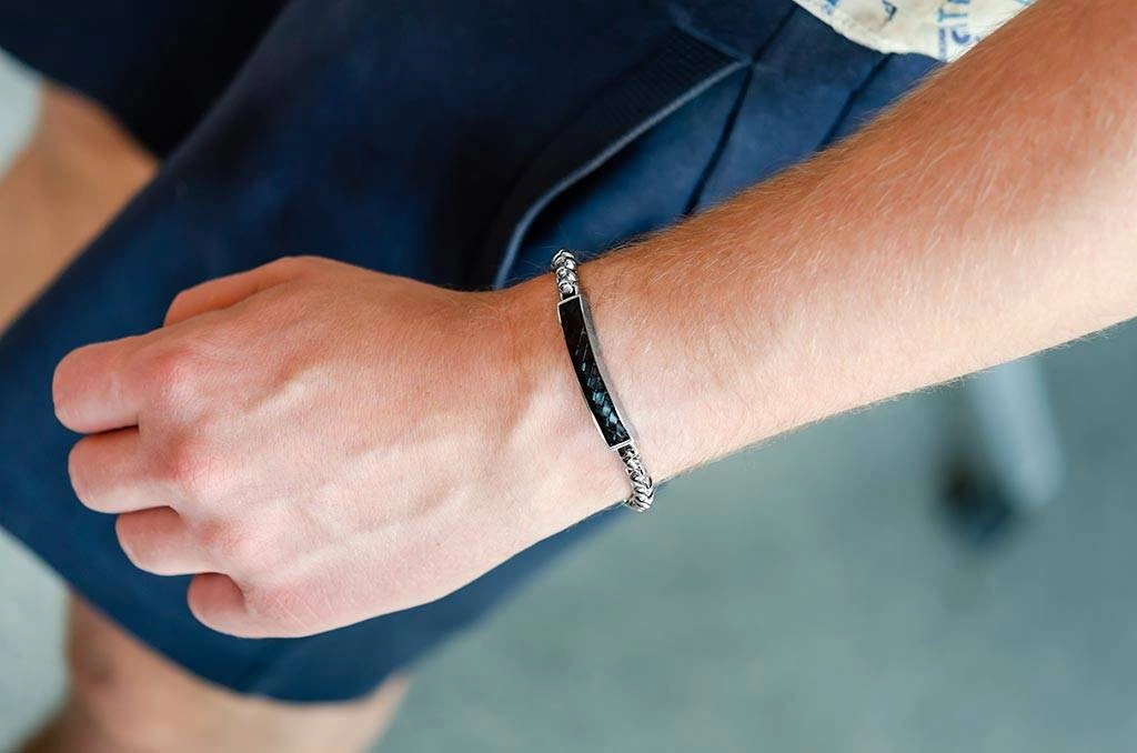 Bransoleta męska Fossil JF03393040