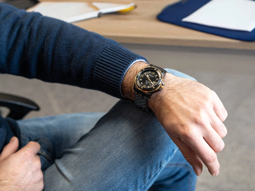 Zegarek męski BULOVA 98D176 Marine Star Diamonds