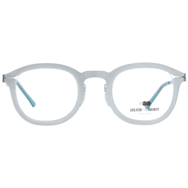Okulary oprawki Męskie Greater Than Infinity GT003 V05 46 Srebrne