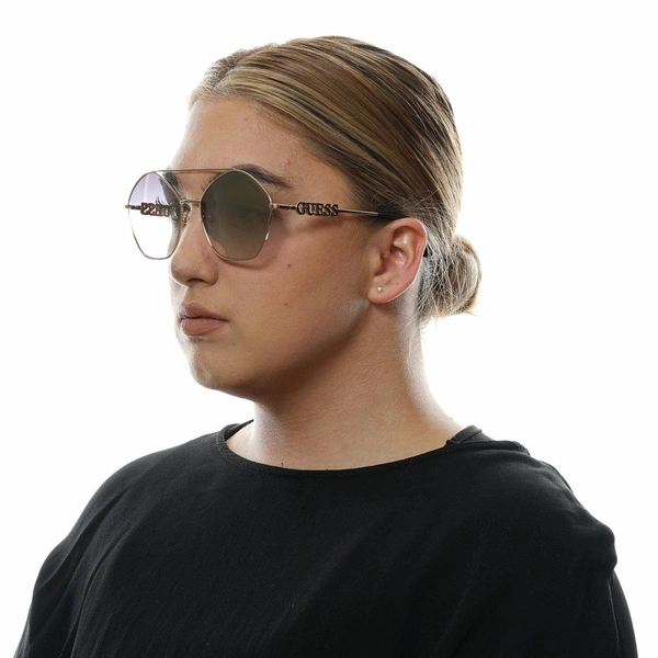 Okulary przeciwsłoneczne damskie Guess GU7644 32C 59 Złote