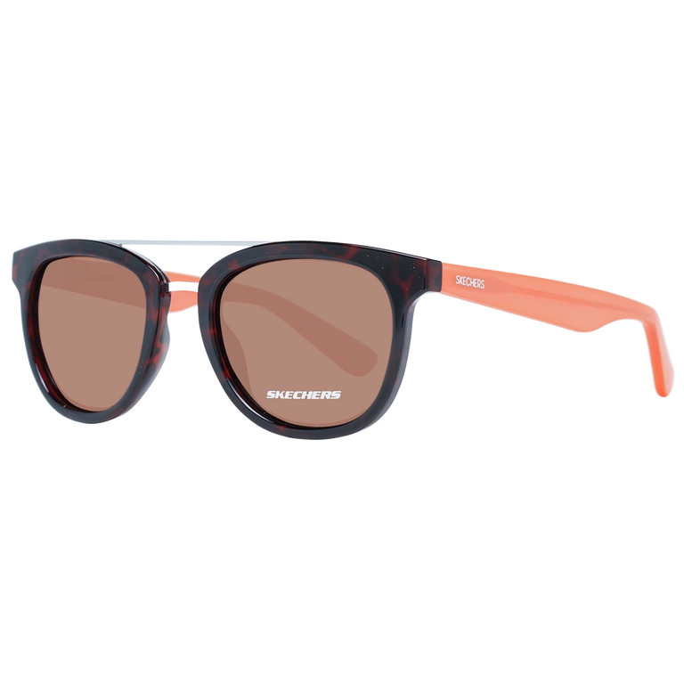 Okulary przeciwsłoneczne Skechers SE9079 52H 48 Brązowe