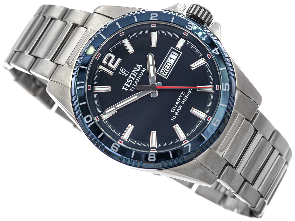 Zegarek męski FESTINA F20698/2 Titanium Date