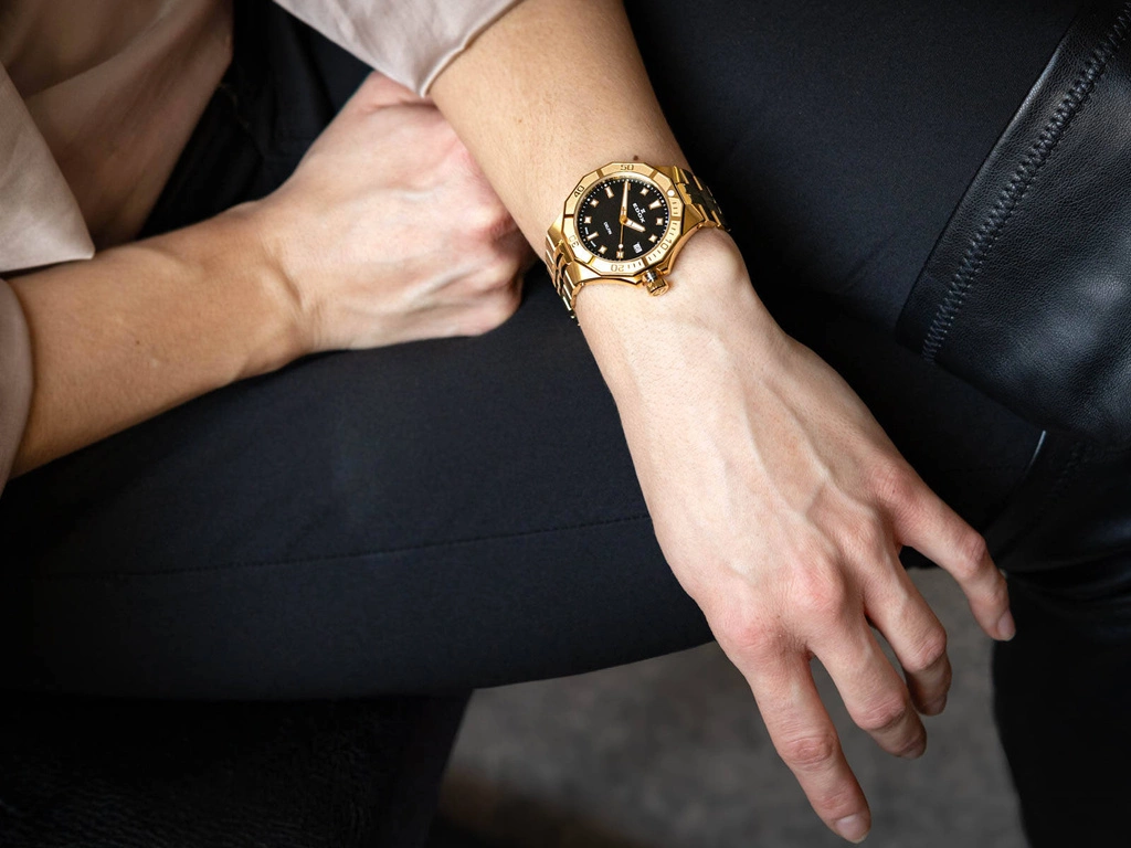 Zegarek damski EDOX 53020 37JM NID Delfin The Original Diver Date Lady