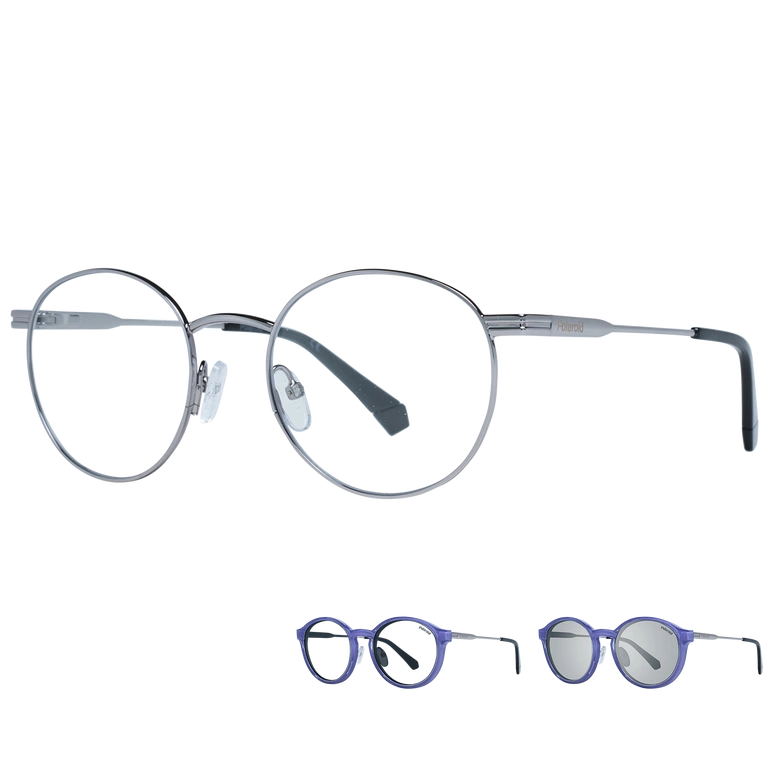 Okulary oprawki Unisex Polaroid PLD 6132/CS 6LB/M9 51 z nakładkami przeciwsłonecznymi