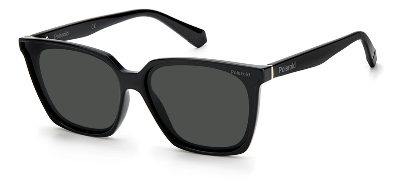 Okulary przeciwsłoneczne damskie Polaroid PLD 6160/S 80762M9 Czarne