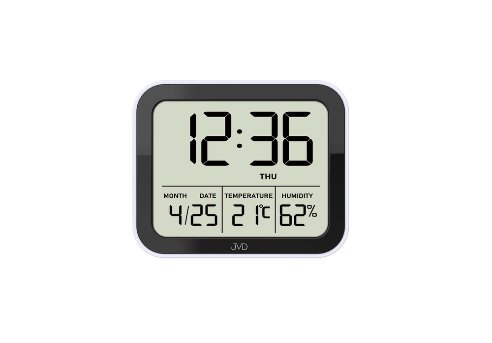 Zegar JVD SB774.1 TERMOMETR HIGROMETR DATA MAGNES
