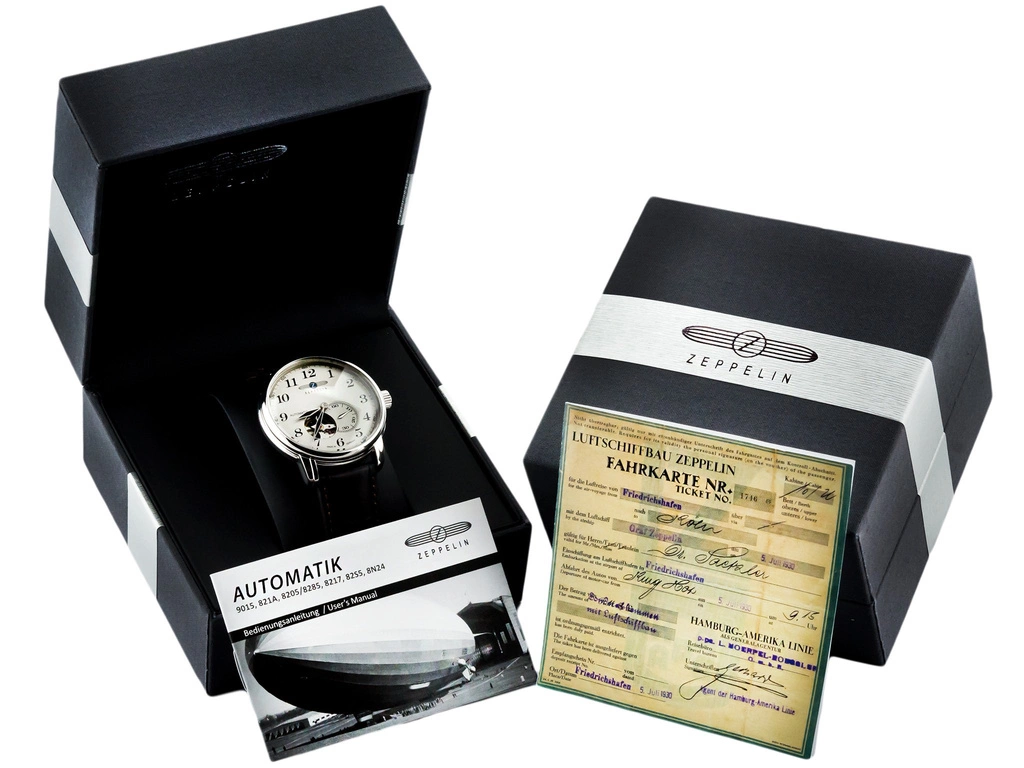 Zegarek męski ZEPPELIN L127 GRAF DUAL TIME 7644-5