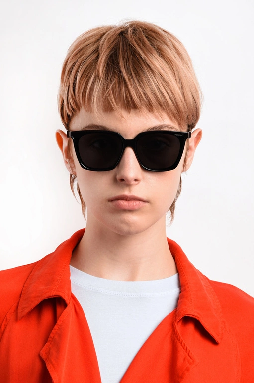 Okulary przeciwsłoneczne damskie Polaroid PLD 6160/S 80762M9 Czarne