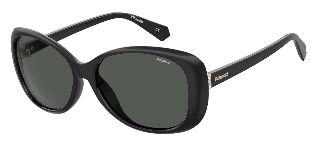 Okulary przeciwsłoneczne damskie Polaroid PLD 4097/S 80757M9 Czarne
