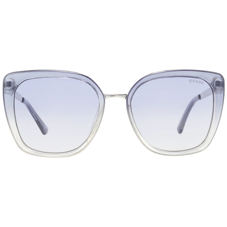 Okulary przeciwsłoneczne damskie Guess GF6124 10V 54 Srebrne