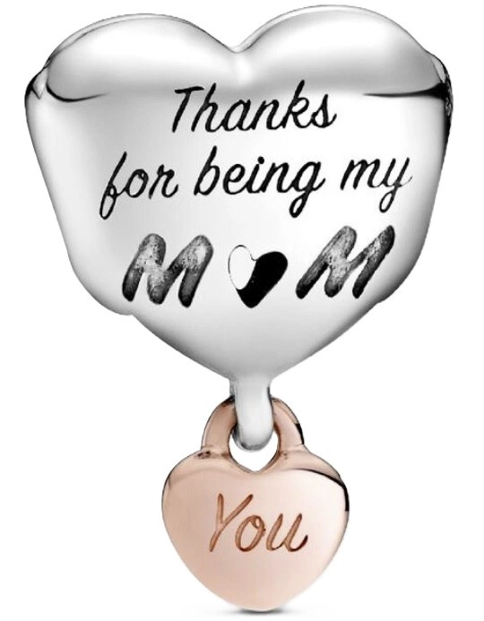 Charms Pandora 788830C00 Serce „Kocham Cię Mamo”