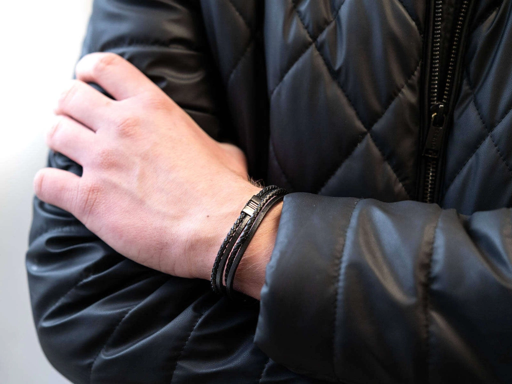 Bransoleta męska Fossil JF03098001