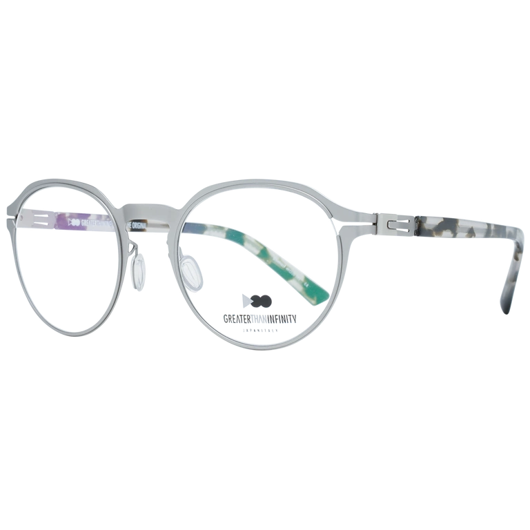 Okulary oprawki Męskie Greater Than Infinity GT049 V03 49 Srebrne