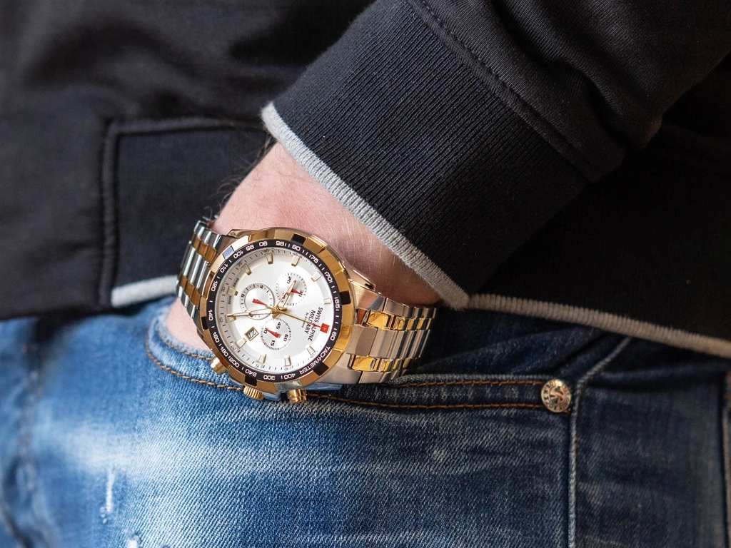 Zegarek męski SWISS ALPINE MILITARY SAM7043.9142 Star Fighter Chrono