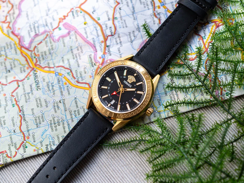 Zegarek męski VERSACE VEAFA0224 V-Code GMT