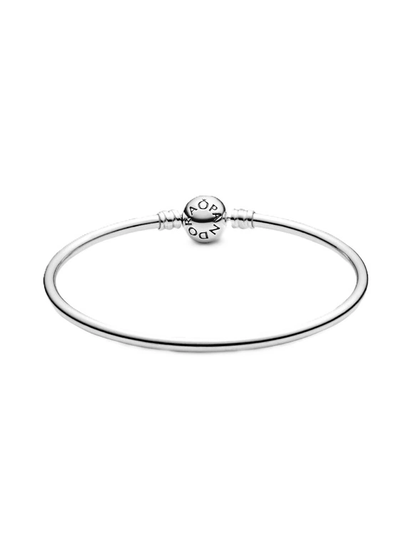 Bransoletka damska Pandora 590713-21 bangle z logotypem na zapięciu