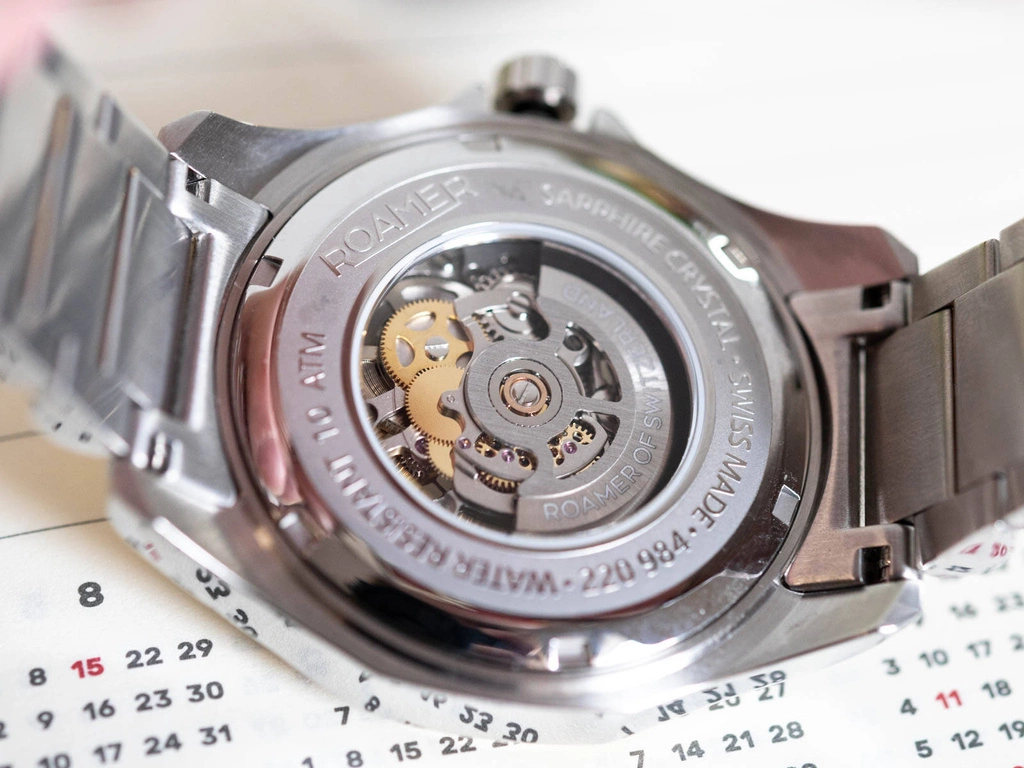 Zegarek męski ROAMER Rockshell Mark III Skeleton 220984 48 75 20