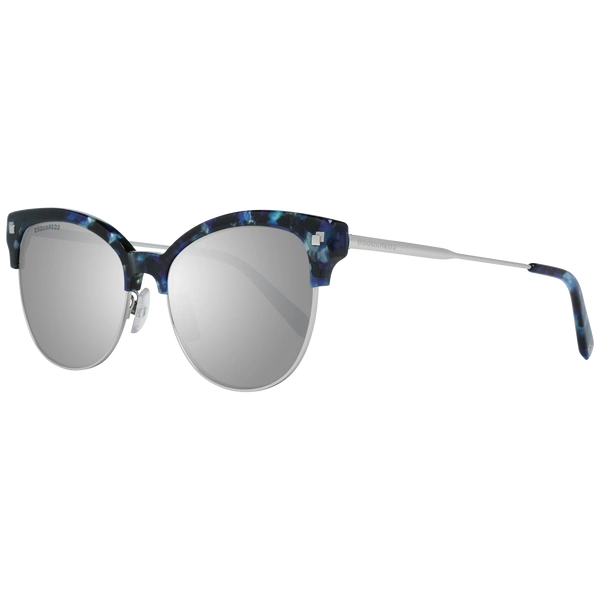 Okulary przeciwsłoneczne damskie Dsquared2 DQ0260-K 55C 57 Niebieskie
