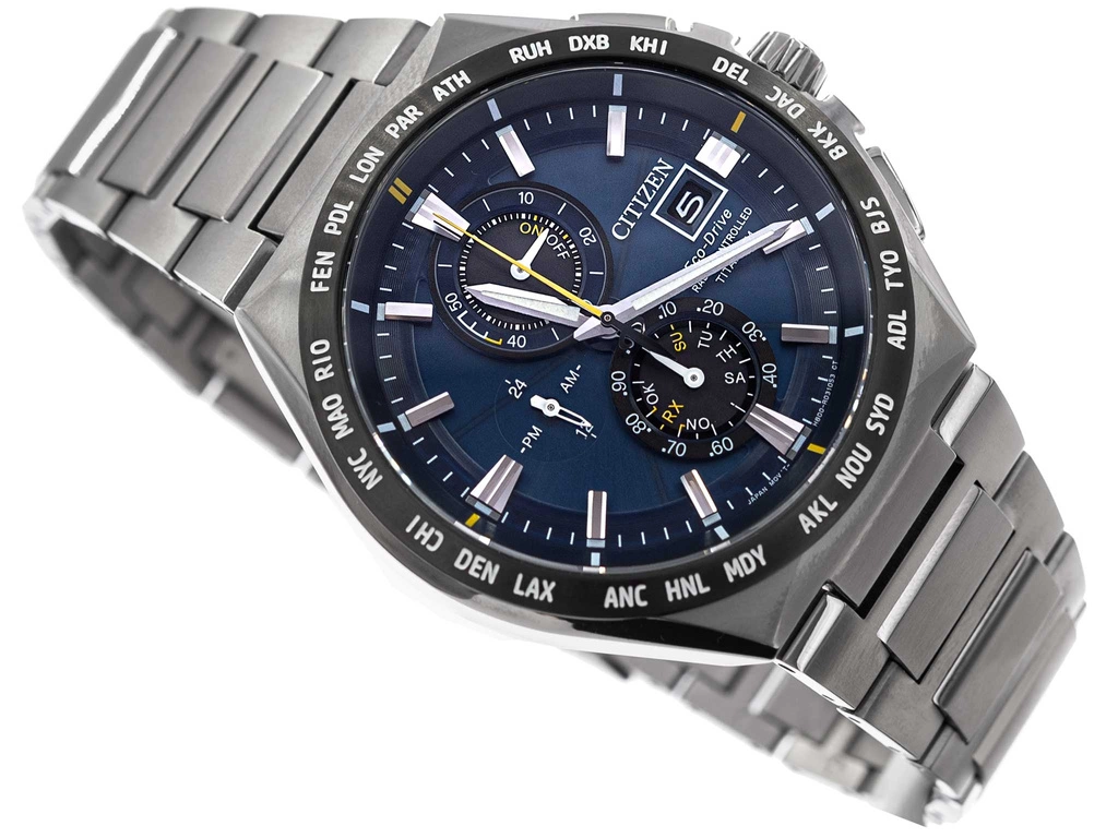 Zegarek męski Citizen AT8234-85L Super Titanium Eco-Drive