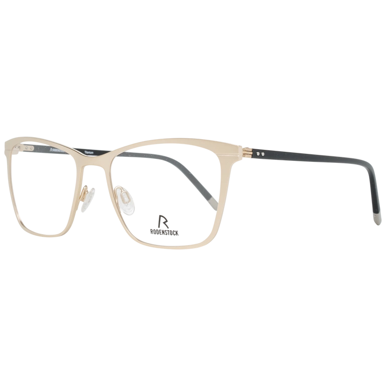Okulary oprawki damskie Rodenstock R8022 A 53 Titanium Złoty