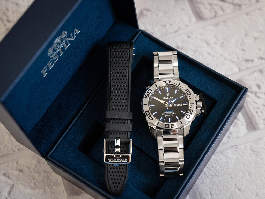 Zegarek męski FESTINA F20665/3 The Originals Diver Sapphire