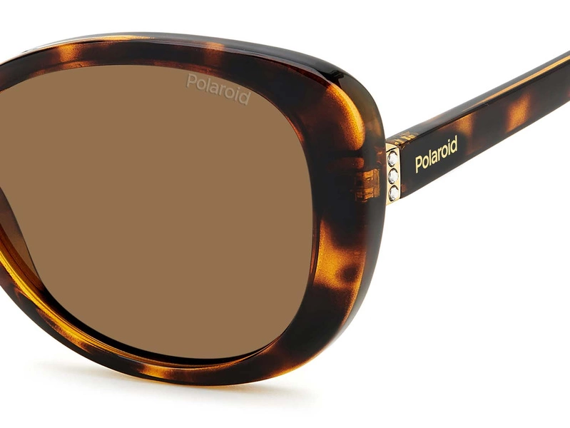 Okulary przeciwsłoneczne damskie Polaroid PLD 4154/S/X 08655SP Brązowe