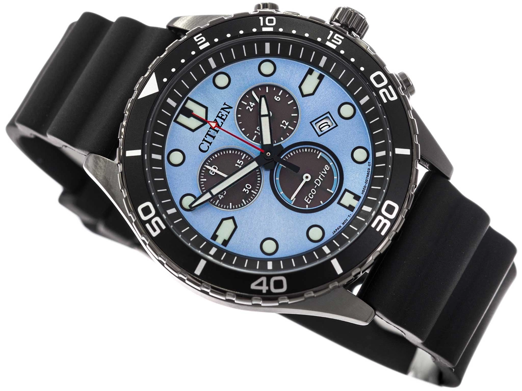 Zegarek męski Citizen AT2567-18L Sporty Aqua Eco-Drive Chronograph