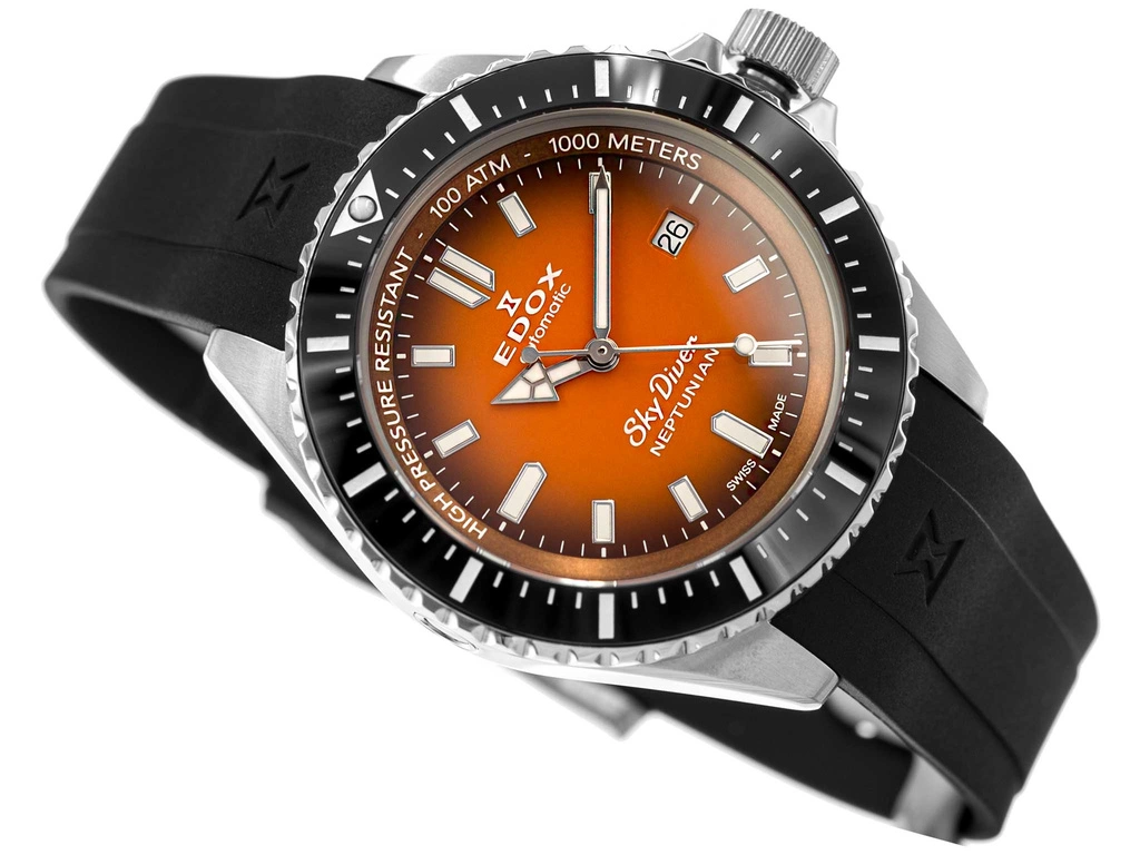 Zegarek męski EDOX 80120 3NCA ODN Skydiver Neptunian