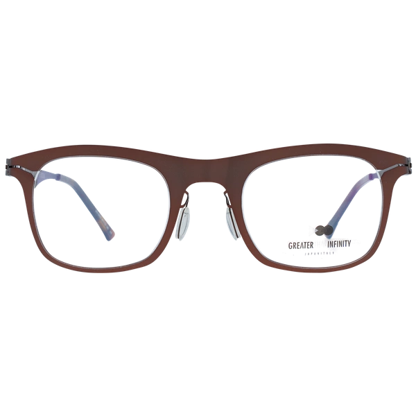 Okulary oprawki Męskie Greater Than Infinity GT018 V03 49 Brązowe