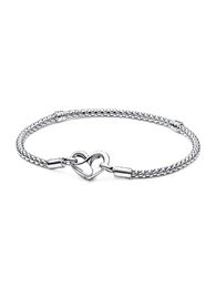 Bransoletka damska Pandora 592453C00-19 o splocie ćwiekowym