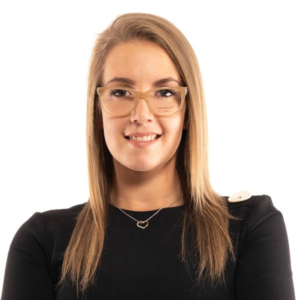 Okulary oprawki damskie Gant GA4058 Kremowe