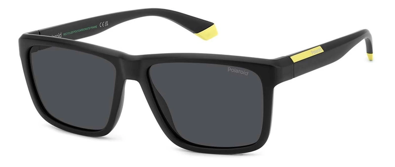 Okulary przeciwsłoneczne męskie Polaroid PLD 2164/S 00358M9 Czarne