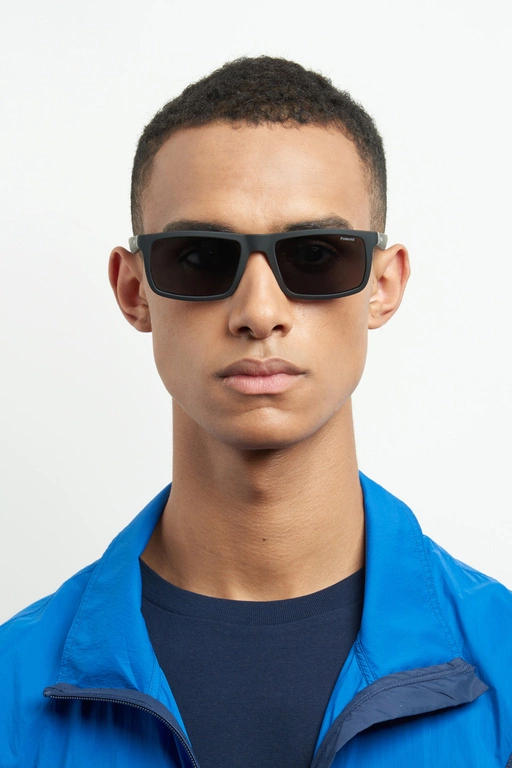 Okulary przeciwsłoneczne męskie Polaroid PLD 2134/S 08A56M9 Czarne