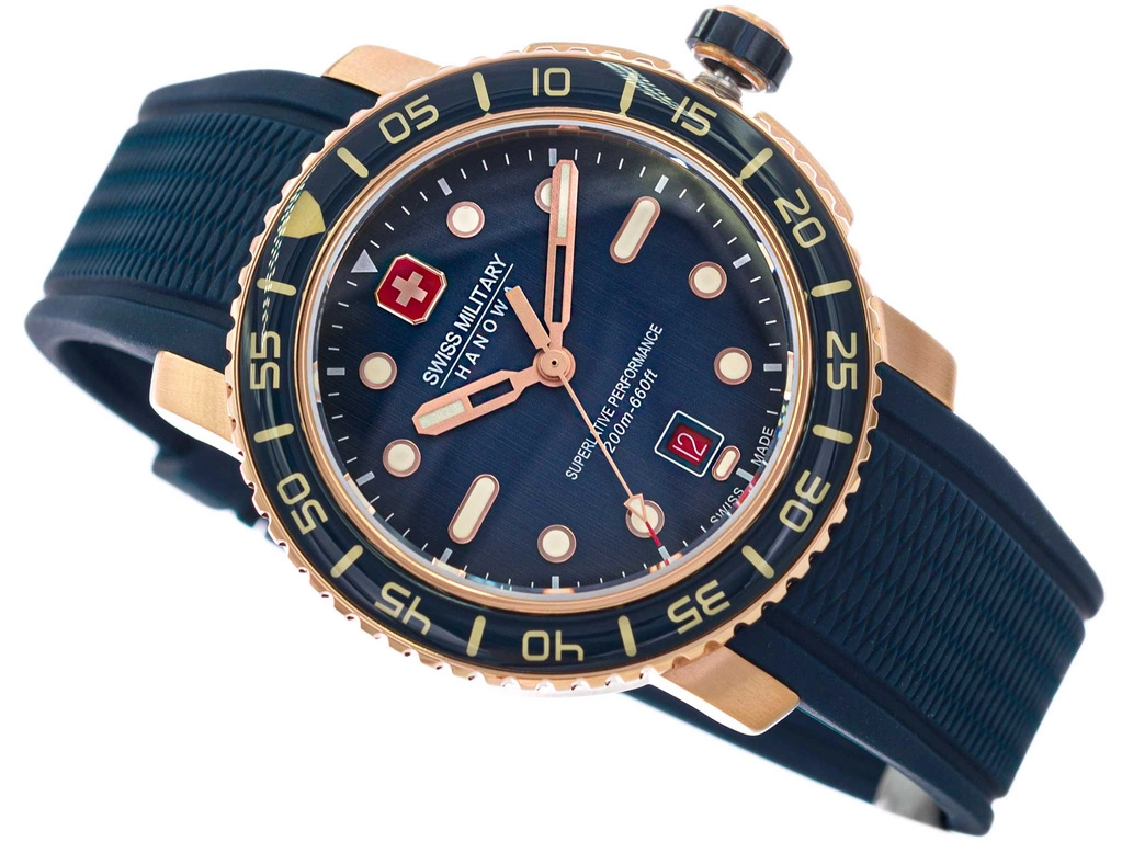 Zegarek męski Swiss Military Hanowa SMWGN0001720 Black Marlin