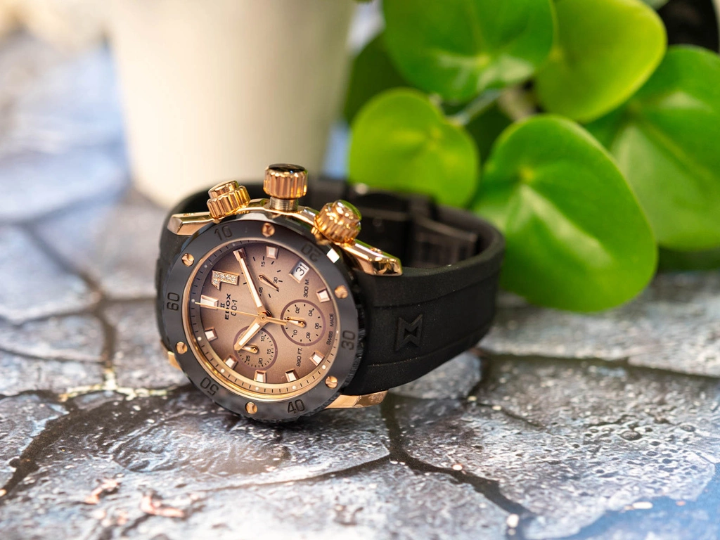 Zegarek damski EDOX 10255 37RCA BRDR Chronolady