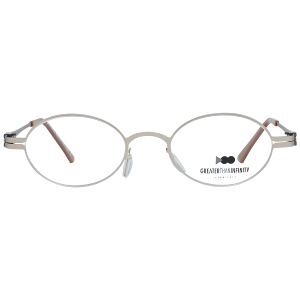 Okulary oprawki Męskie Greater Than Infinity GT015 V03 46 Złote