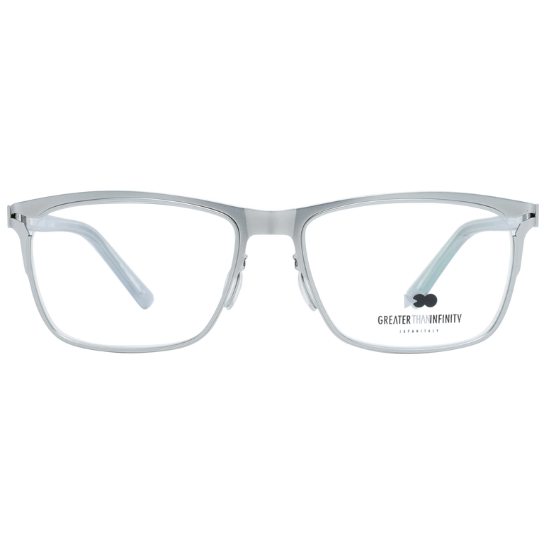 Okulary oprawki Męskie Greater Than Infinity GT031 V03 54 Srebrne