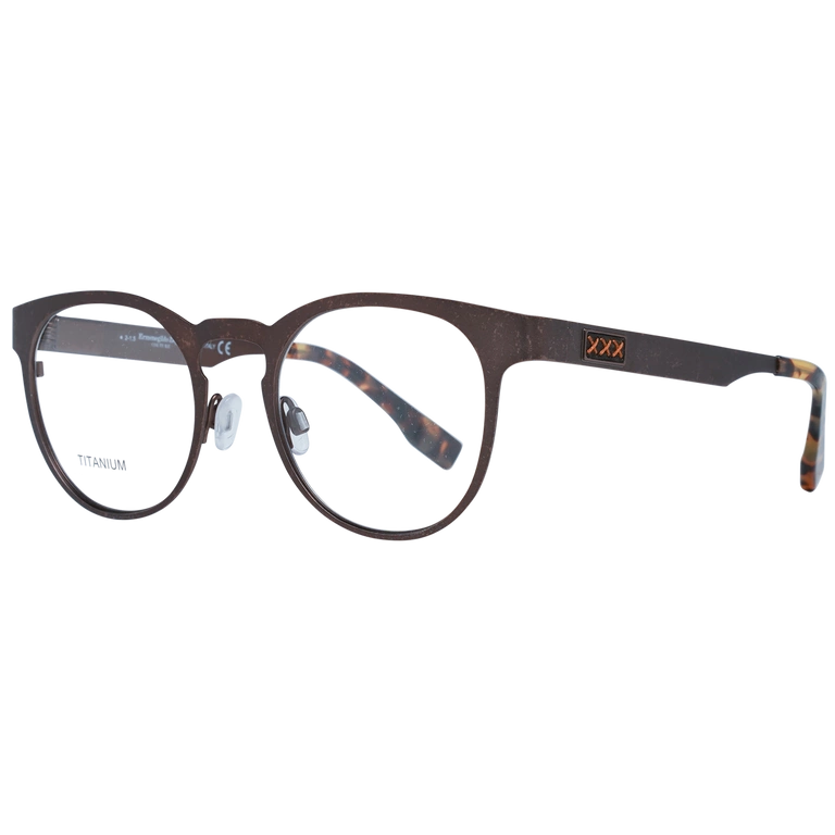 Okulary oprawki Męskie Zegna Couture ZC5003 48 038 Brązowe