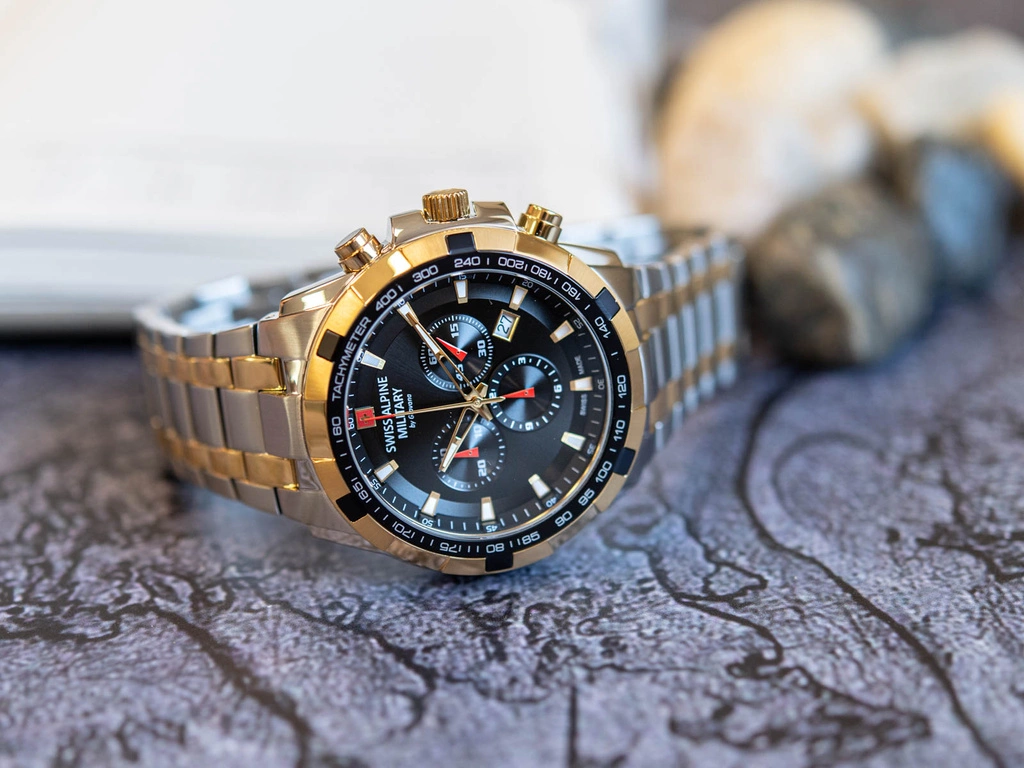 Zegarek męski SWISS ALPINE MILITARY SAM7043.9147 Star Fighter Chrono