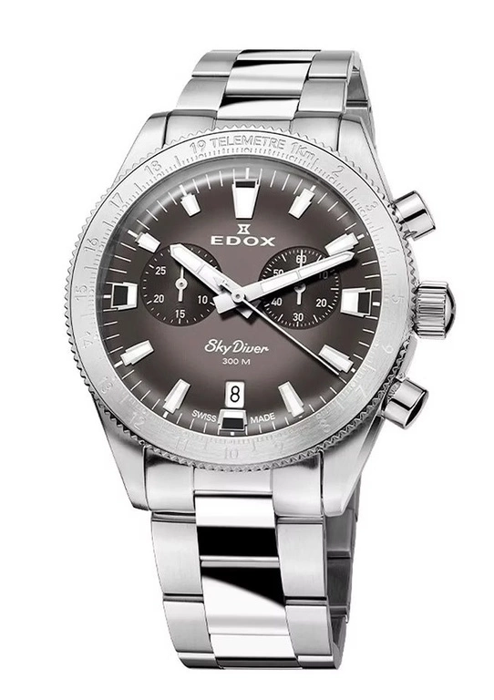 Zegarek męski EDOX 10116 3 GRIDN Skydiver Chrono Set Limited Edition 